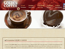 Tablet Screenshot of golden-coffee-tn.com